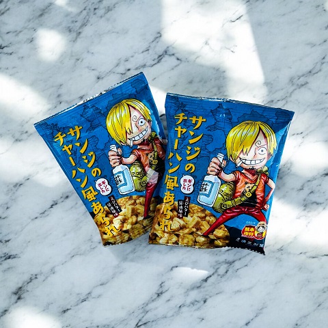 人気漫画「ONEPIECE」コラボ菓子第6弾！「サンジのチャーハン風あられ